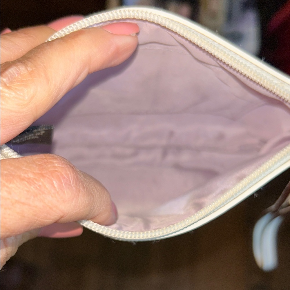 Coach Purple and Cream Wristlet - Picture 10 of 15